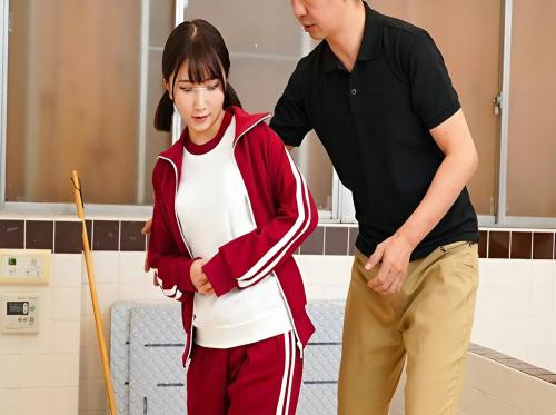 The female student was massaged by the teacher after practice